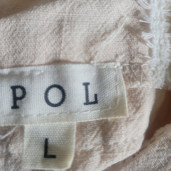 POL Open Knit Contrast Hooded Shacket W/ Hoodie. Sz L NWOT - Picture 6 of 8